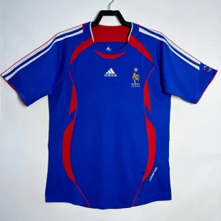 Camiseta de fútbol Retro Francia Local 2006 Calidad Tailandesa