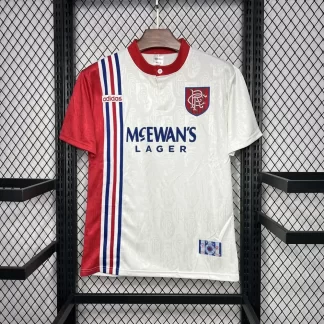 Camiseta de Fútbol Retro 1996/1997 del Rangers Visitante 1:1 Calidad Tailandesa