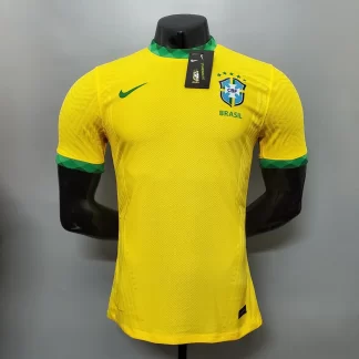 2020 Brasil Camiseta Versión Jugador Local