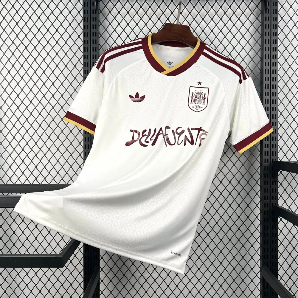 Camiseta Fútbol Visitante Mundial España 2026 x Dellafuente AAA calidad fan