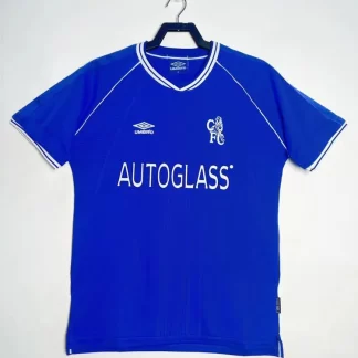 Camiseta de Fútbol Retro Chelsea Local 1999-2001 Calidad Tailandesa