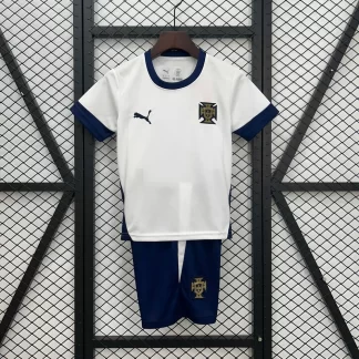 Camiseta de entrenamiento blanca Portugal 2025/2026 Calidad Tailandesa Talla Infantil