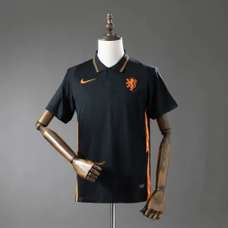 2021 Retro Países Bajos Selección Nacional Visitante Camiseta de Fútbol AAA calidad aficionado