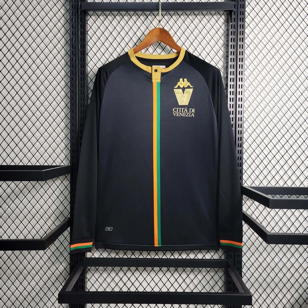 2023/2024 Camiseta de Fútbol Local Manga Larga Venezia Calidad Tailandesa
