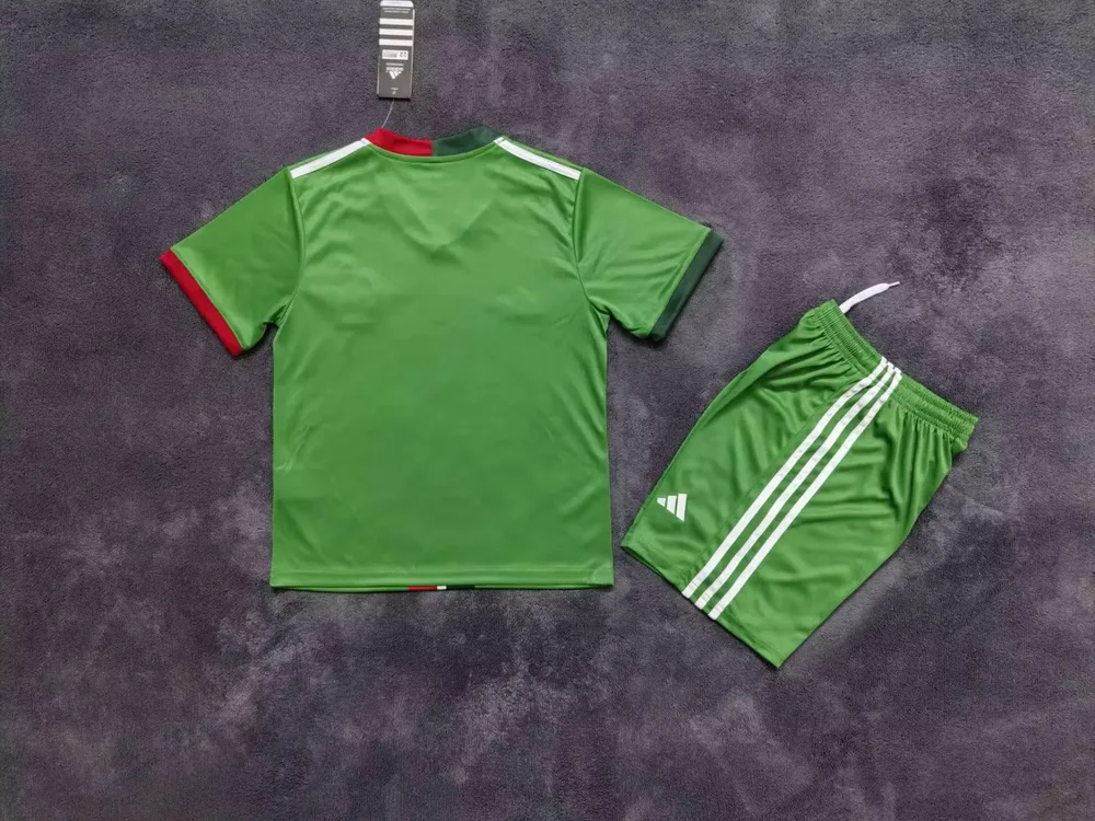 Camiseta de Local de la Selección de México 2025/2026 Calidad Tailandesa Talla Infantil