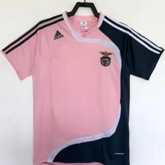 2007/2008 Camiseta de Fútbol Retro Visitante Benfica 1:1 Calidad Tailandesa