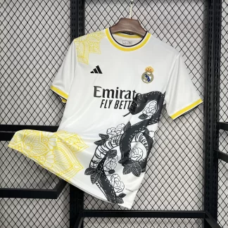 Edición Especial Mamba Blanca y Negra del Real Madrid 2024/2025 Calidad Tailandesa