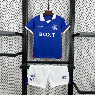 2025/2026 Rangers Home Football Shirt AAA fan-grade Kids Size