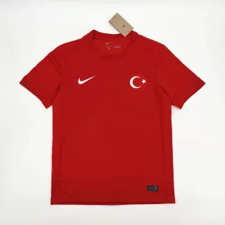 2024 Türkiye Selección Nacional Camiseta de Fútbol Visitante Calidad Tailandesa
