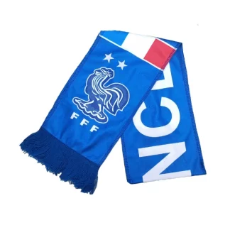 Bufanda de aficionado de Francia FFF (Azul real)