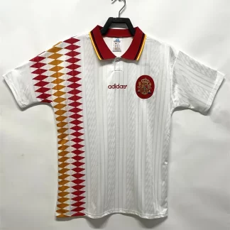 Camiseta de Fútbol Visitante Retro de España 1994 Calidad Tailandesa