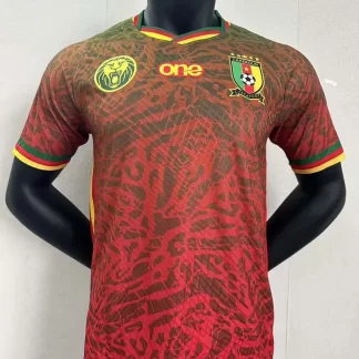Camiseta de fútbol de visitante de Camerún 2024 Versión Jugador Calidad Tailandesa
