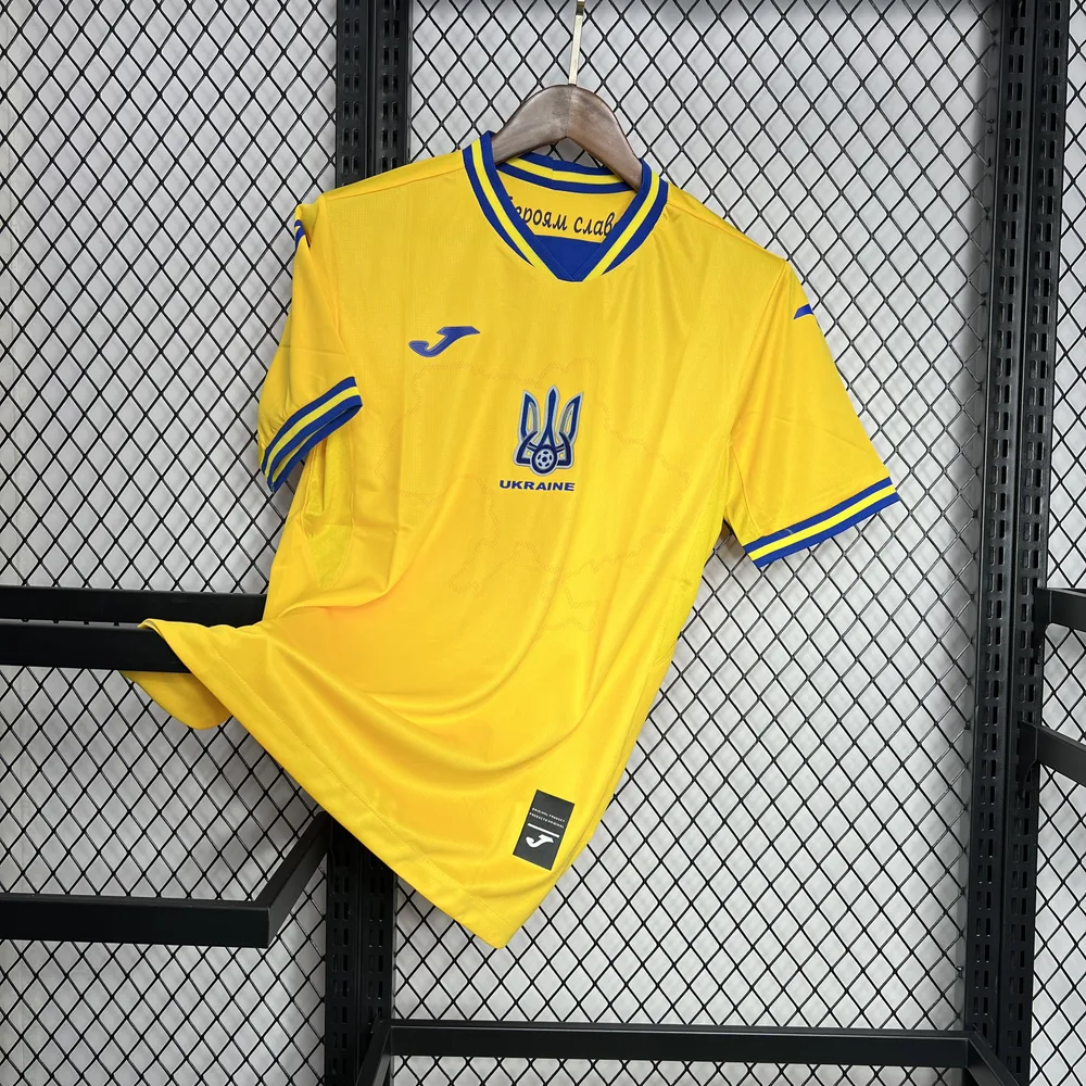 2024-2025 Ukraine National Team Home Football Jersey