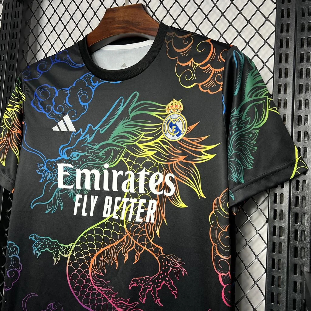 Camiseta Edición Especial Real Madrid Cailong Negra 2024/2025