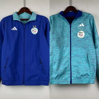 Chubasquero Reversible Azul Selección Argelia 2023-2024 Calidad Tailandesa 1:1