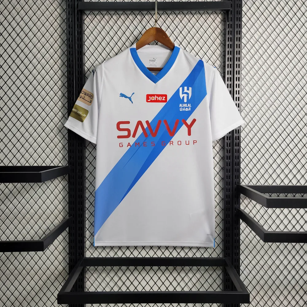 Camiseta de fútbol de visitante del Al-Hilal Saudi 2023/2024