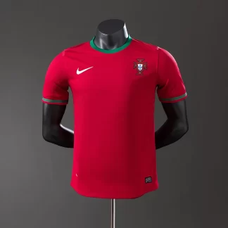 2012 Retro Versión Jugador Portugal Local Camiseta AAA calidad aficionado