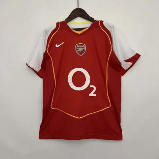Camiseta de fútbol retro 2004/2005 Arsenal Local Calidad Tailandesa