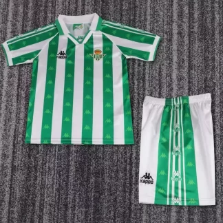 1995-1997 Retro Real Betis Local Camiseta de Fútbol Calidad Talla Infantil