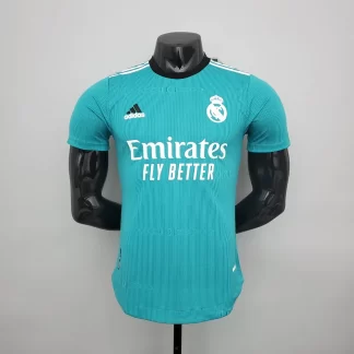 2021/2022 Real Madrid Versión Jugador Tercera Visitante Calidad Tailandesa
