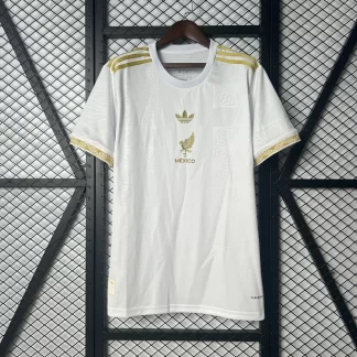 Camiseta de Fútbol Blanca Edición Especial Nacional de México 2025 AAA calidad aficionado