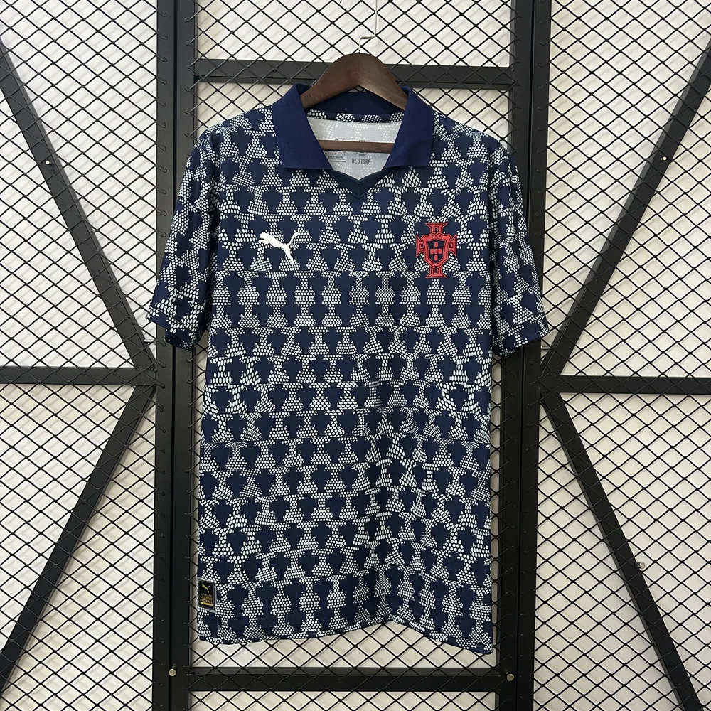 2025 Portugal Camiseta de Entrenamiento Verde AAA Grado Fan