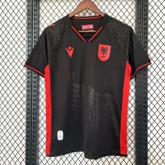Camiseta de fútbol Tercera Visitante Albania 2025/2026 Calidad Tailandesa