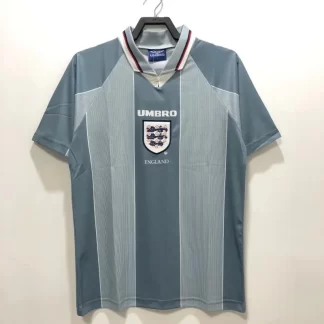 1996 Retro Inglaterra Camiseta de Fútbol Visitante