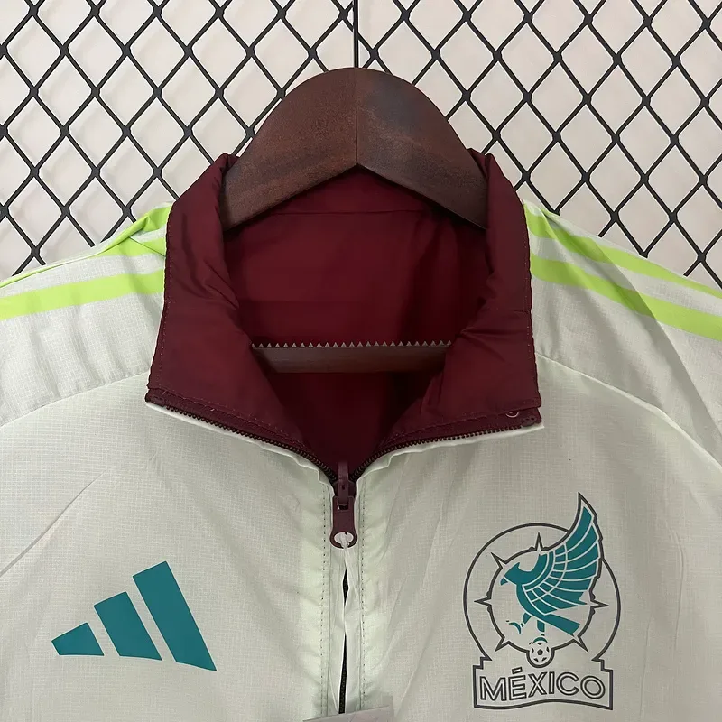 Camiseta Cortavientos Reversible de México 2024 Calidad Tailandesa