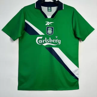 Camiseta de Fútbol Retro Visitante Liverpool 1999-2000 Calidad Tailandesa