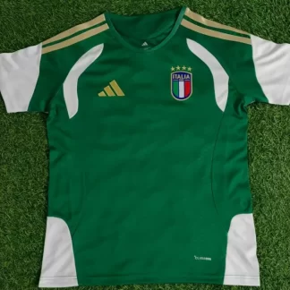 Chándal de Entrenamiento de Italia 2026/2027 Verde Camiseta de Fútbol Calidad Tailandesa