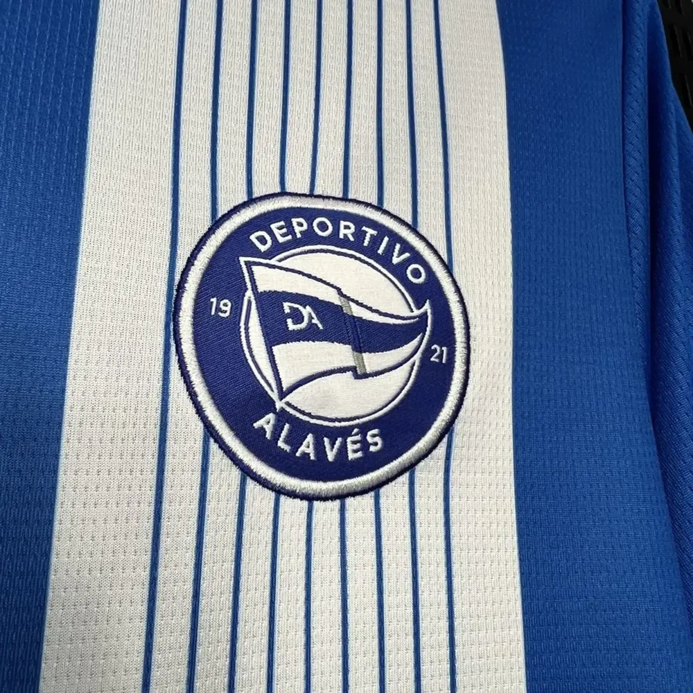 2024/2025 Alavés Camiseta de Fútbol Local Calidad Tailandesa