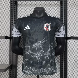 Camiseta de fútbol edición especial negro jugador Japón 2024 AAA calidad fan