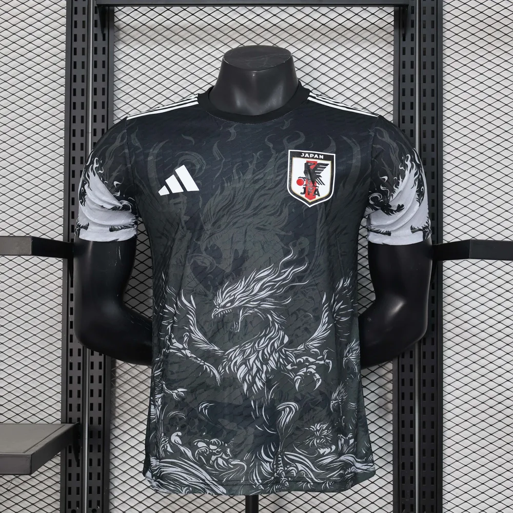 Camiseta de fútbol edición especial negro jugador Japón 2024 AAA calidad fan