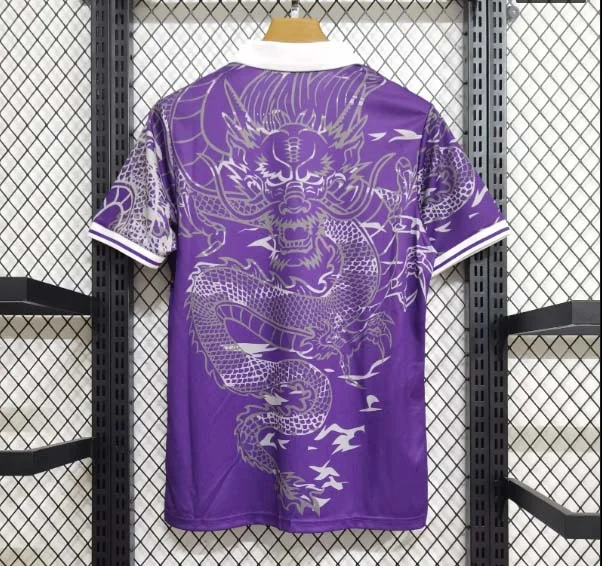 Camiseta Púrpura del Dragón Chino del Real Madrid 2023/2024