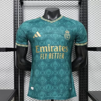 2026/2027 Versión Jugador Real Madrid Edición Especial Verde Camiseta de Fútbol 1:1 Calidad Tailandesa