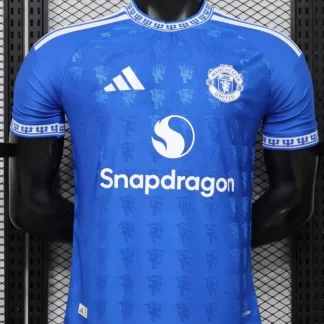2026/2027 Versión Jugador Manchester United Edición Especial Azul Camiseta de Fútbol 1:1 Calidad Tailandesa