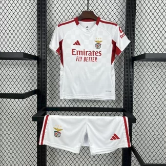 2025/2026 Camiseta de Fútbol Tercera Equipación Visitante Benfica Talla Infantil Calidad Tailandesa