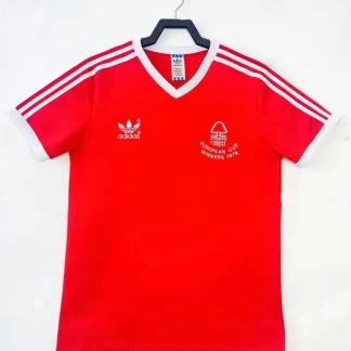 Camiseta de Fútbol Retro Local Nottingham Forest 1977-1980 Calidad Tailandesa