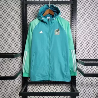 2023-2024 México Cortavientos Verde Claro Camiseta de Fútbol 1:1 Calidad Tailandesa