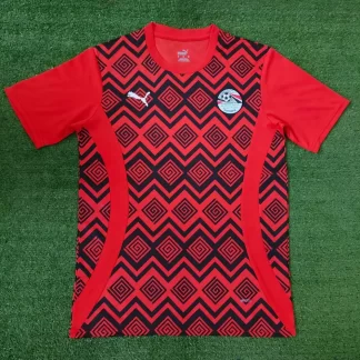 Camiseta de fútbol de entrenamiento de la Selección de Egipto 2024/2025 AAA calidad fan