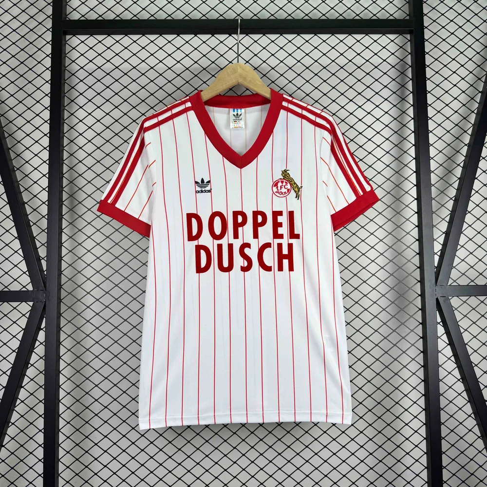 Camiseta de Fútbol Retro 1982/1983 del FC Köln Local 1:1 Calidad Tailandesa