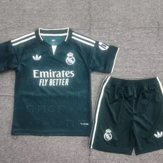 Camiseta de fútbol de Real Madrid 2026/2027 Visitante 1:1 Calidad Tailandesa Talla Infantil