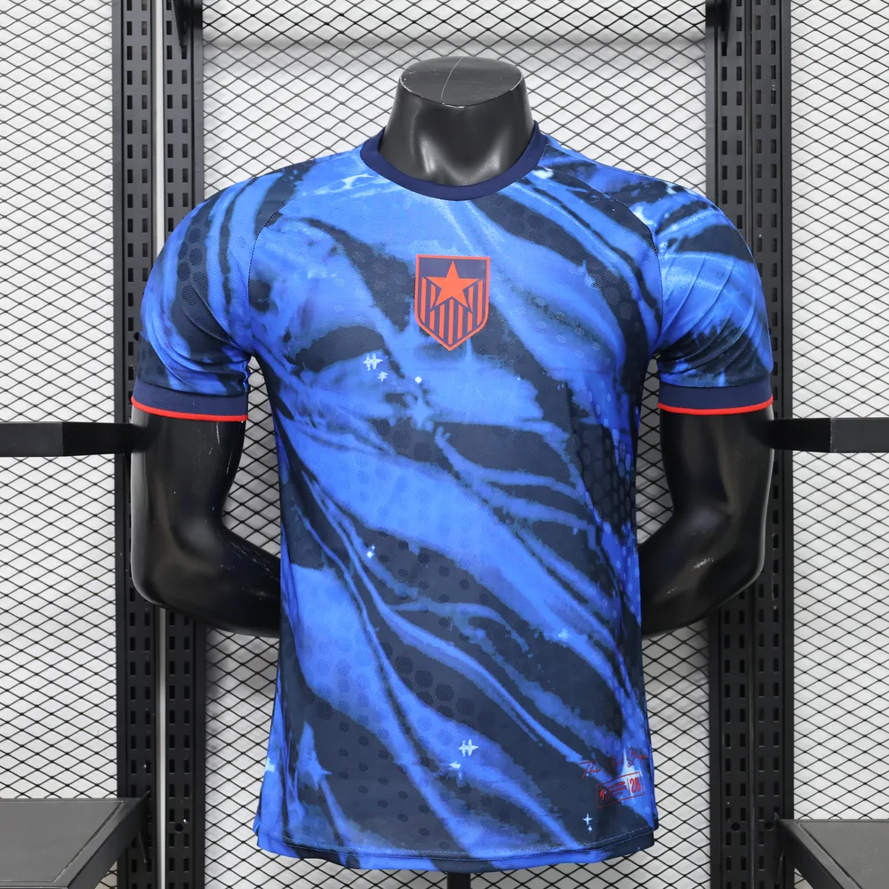 Camiseta Edición Especial de la Copa del Mundo de Estados Unidos - Azul Versión Jugador 2026