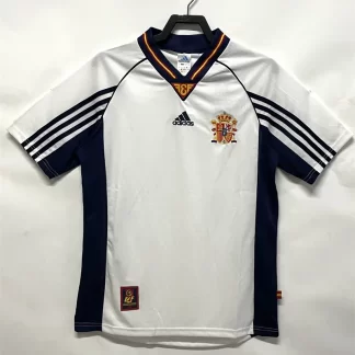 Camiseta de Fútbol Retro España Visitante 1998 Calidad Tailandesa