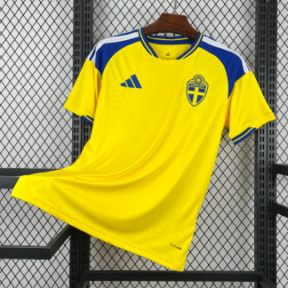 2026 Camiseta Local de la Selección de Suecia 1:1 Calidad Tailandesa