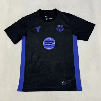 2025/2026 Camiseta de Fútbol Barcelona Versión Conjunta Negra Calidad Tailandesa