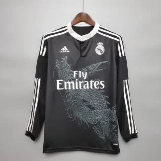 Real Madrid Tercera Visitante Retro Manga Larga 2014/2015