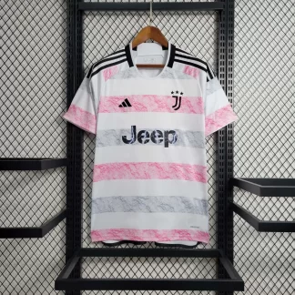 Camiseta de fútbol visitante de la Juventus 2023/2024 calidad tailandesa