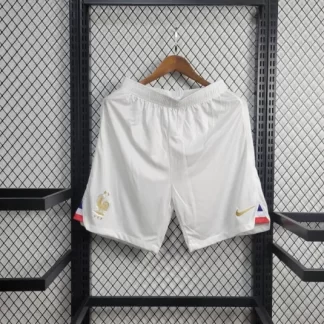Camiseta de fútbol de pantalón corto visitante de Francia 2022 AAA calidad fan